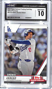 2024 Shohei Ohtani Topps National Card Day #NTCD-GWP2 CGC Gem Mint 10
