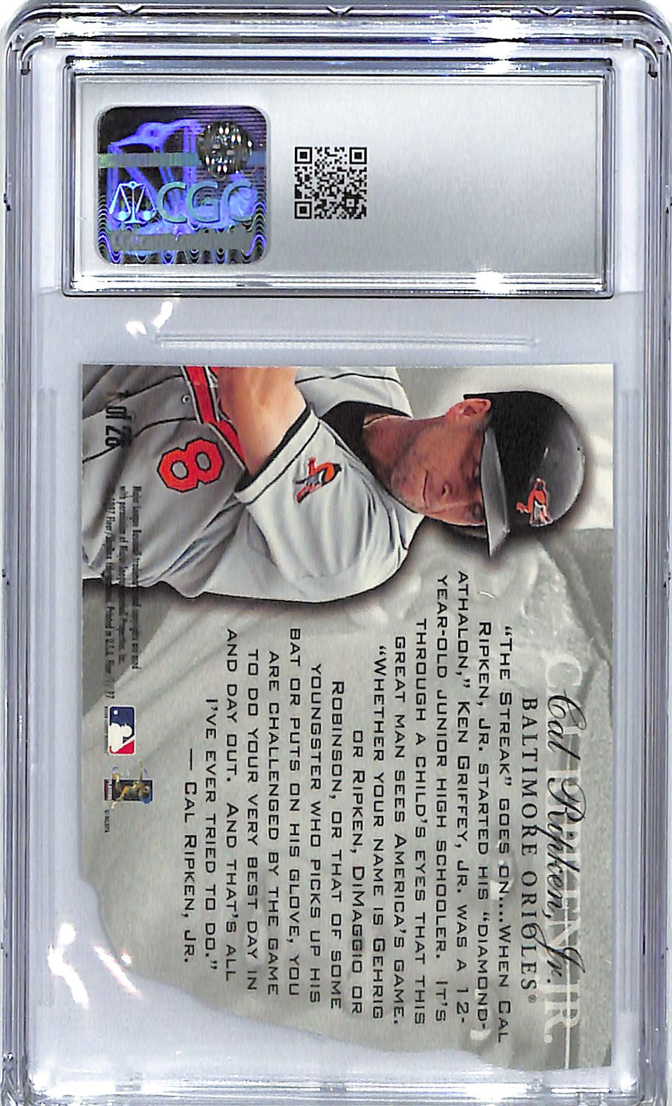 1997 Cal Ripken Jr. Fleer Team Leaders #1 CGC Mint 9