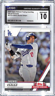 2024 Shohei Ohtani Topps National Card Day #NTCD-GWP2 CGC Gem Mint 10