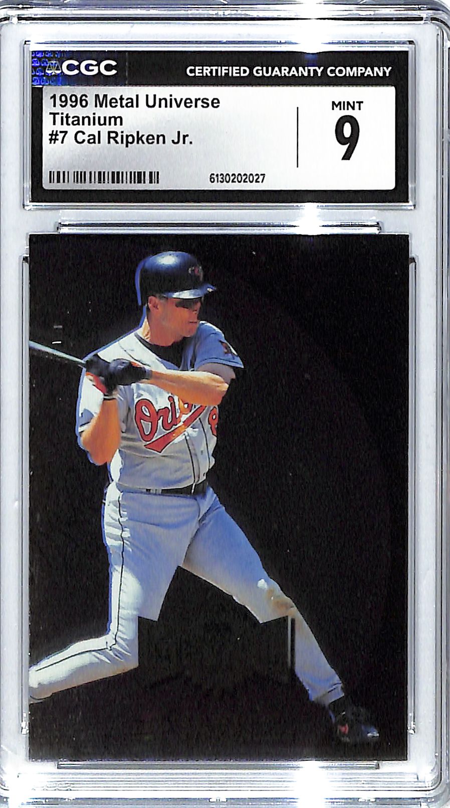 1997 Cal Ripken Jr. Metal Universe Titanium #7 CGC Mint 9