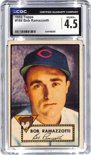 1952 Bob Ramazzotti Topps #184 CGC Very Good 4.5