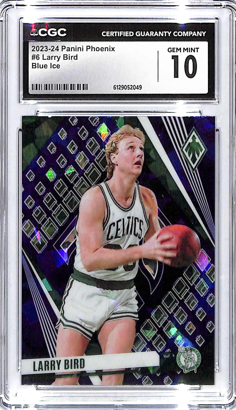 2023-24 Larry Bird Panini Phoenix Blue Ice #6 CGC Gem Mint 10