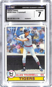 1979 Alan Trammell Topps #358 CGC Near Mint 7