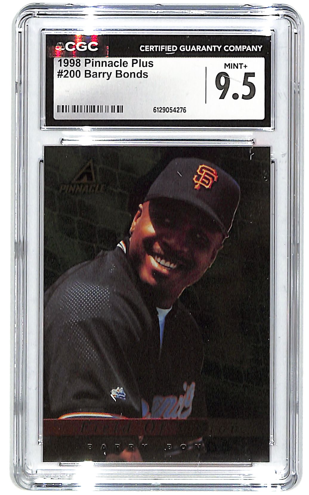 1998 Barry Bonds Pinnacle Plus #200 CGC Mint Plus 9.5