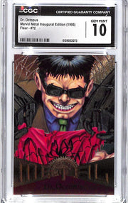 1995 Dr. Octopus Fleer Marvel Metal Inaugural #72 CGC Gem Mint 10
