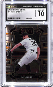 2024 Select Paul Skenes Rookie RC #1 CGC 10 Pirates