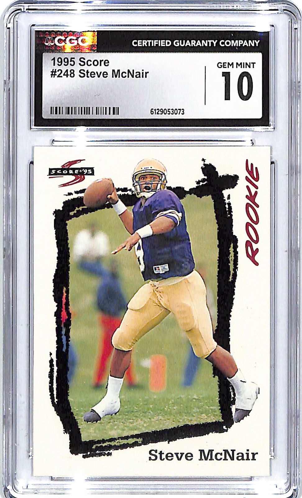 1995 Steve McNair Score (RC) #248 CGC Gem Mint 10