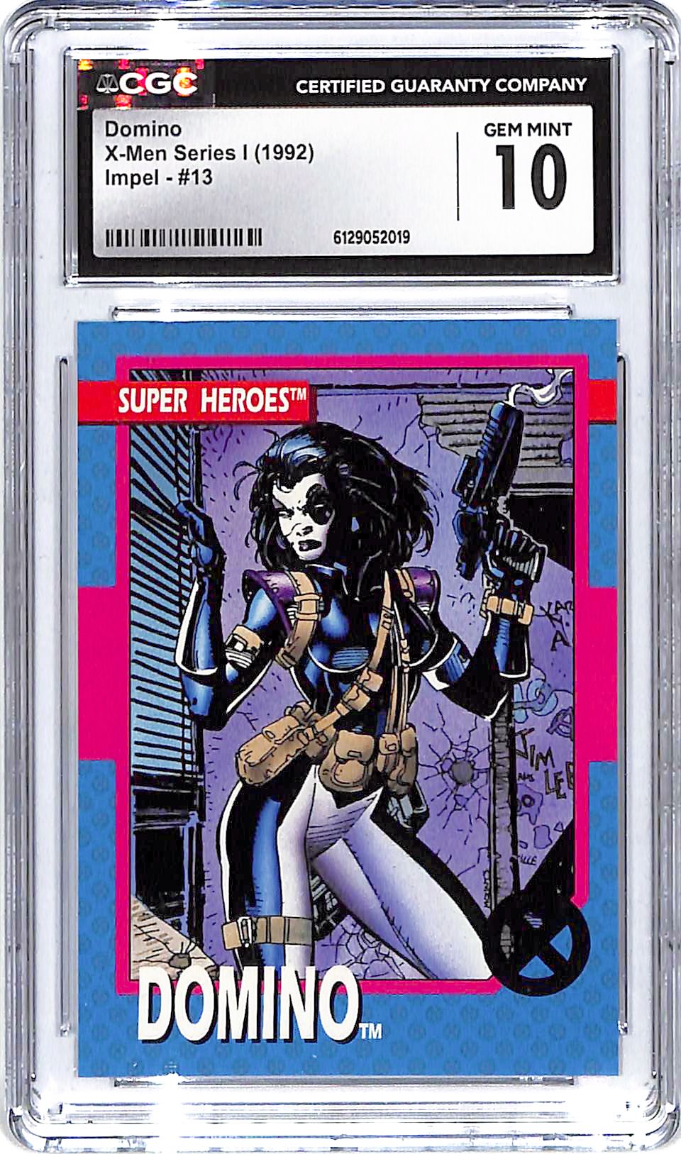 1992 Domino X-Men Series One Impel #3 CGC Gem Mint 10