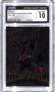 1995 Colossus Fleer Marvel Metal Inaugural #90 CGC Gem Mint 10