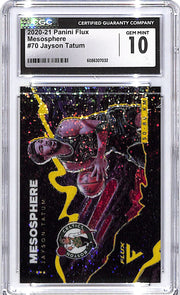 2020-21 Flux Jayson Tatum Mesosphere CGC 10 Celtics
