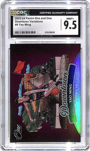 2023-24 Panini One and One Yao Ming Downtown Variations #4 CGC 9.5 Rockets