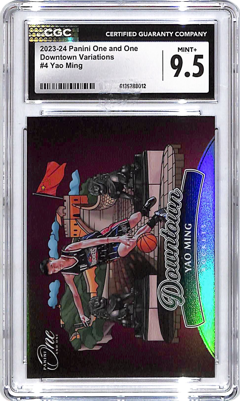 2023-24 Panini One and One Yao Ming Downtown Variations #4 CGC 9.5 Rockets