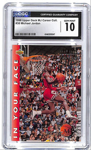 1998 Upper Deck MJ Career Collection Michael Jordan #38 CGC 10 Bulls