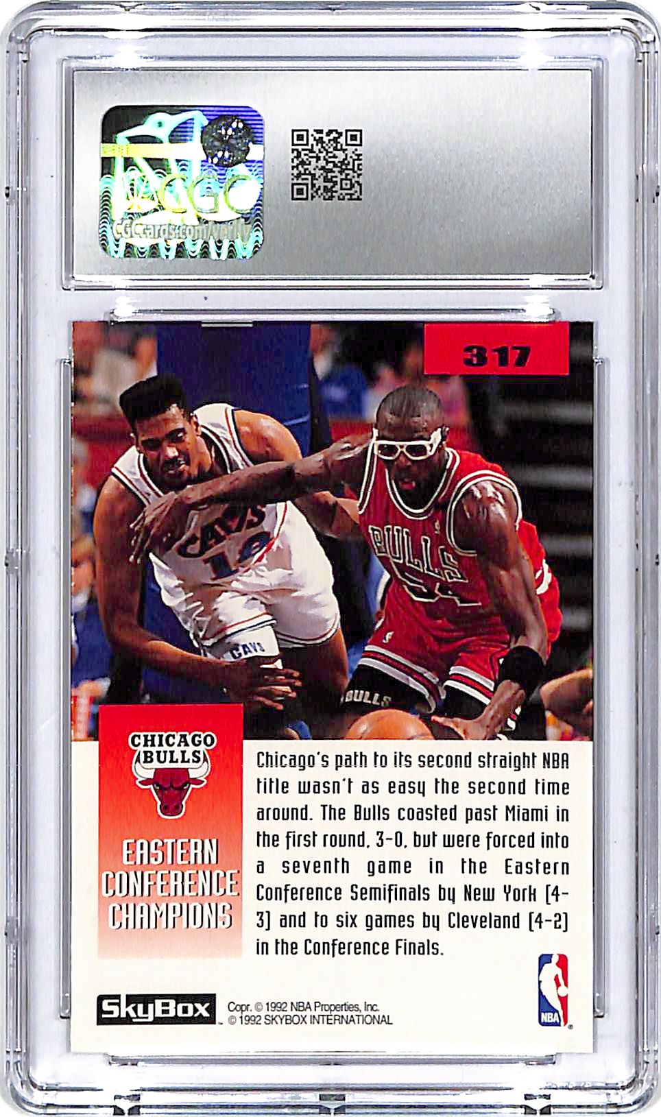 1992-93 Skybox Scottie Pippen #317 CGC 9.5 Bulls
