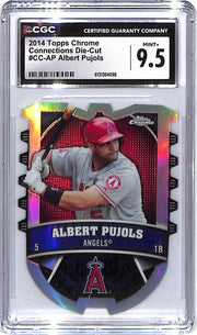 2014 Albert Pujols Topps Chrome Connection Die-Cut #CC-AP CGC Mint Plus 9.5
