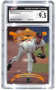 1998 Greg Maddux Sports Illustrated Then and Now #38 CGC Mint Plus 9.5
