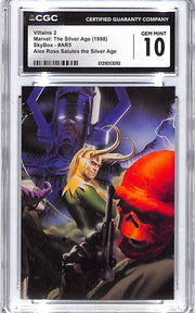 1998 Villains 2 Skybox Marvel: The Silver Age A. Ross Salutes #AR5 CGC Gem 10