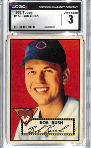 1952 Bob Rush Topps #153 CGC Very Good 3