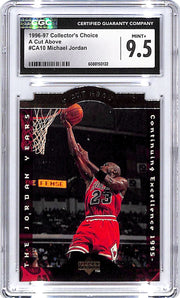 1996-97 Collector's Choice Michael Jordan A Cut Above CGC 9.5 Bulls