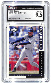 1998 Ken Griffey Jr. Score #269 CGC Mint Plus 9.5