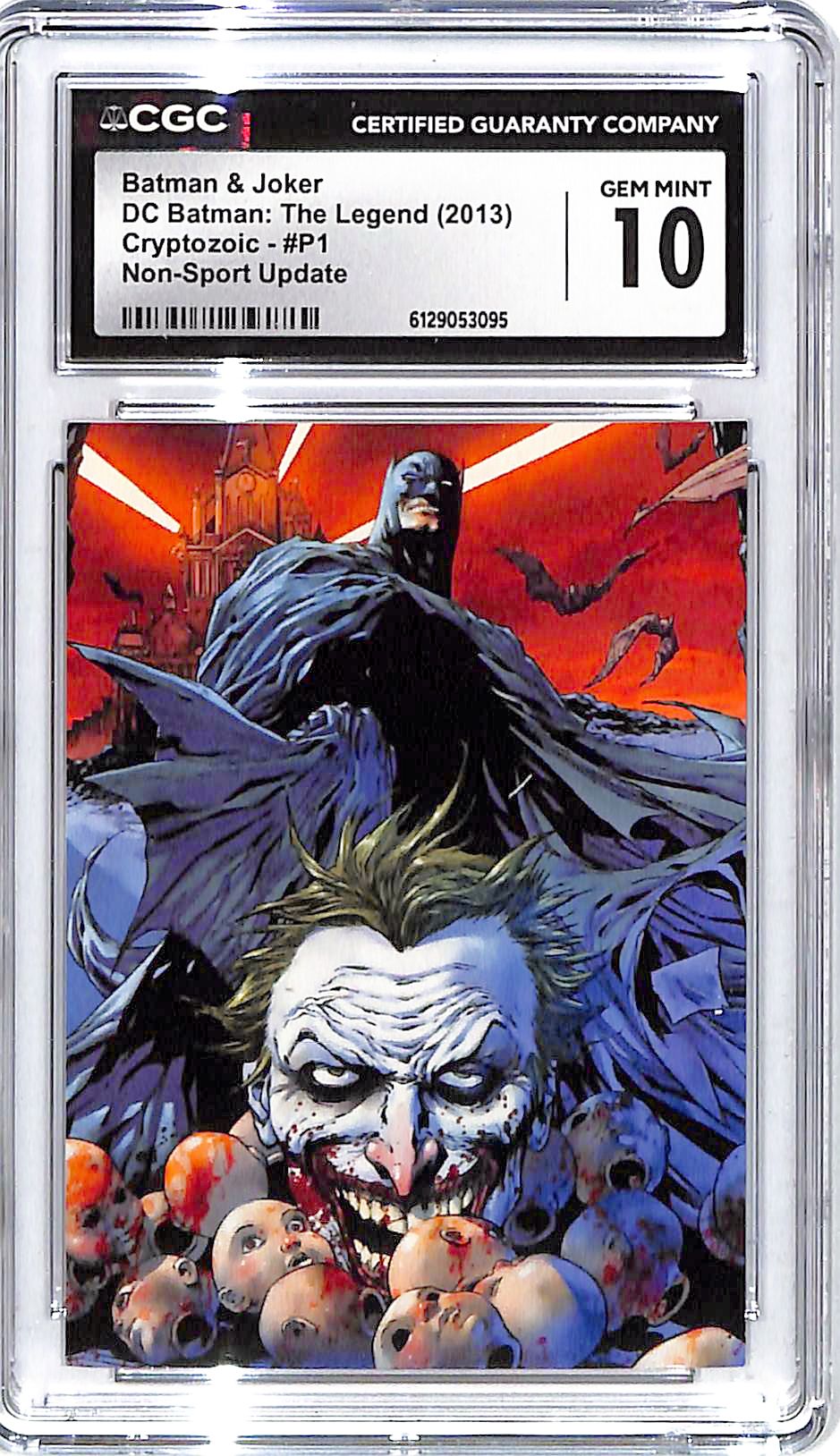 2013 Batman & Joker Crytozoic DC Batman: The Legend #P1 CGC Gem Mint 10