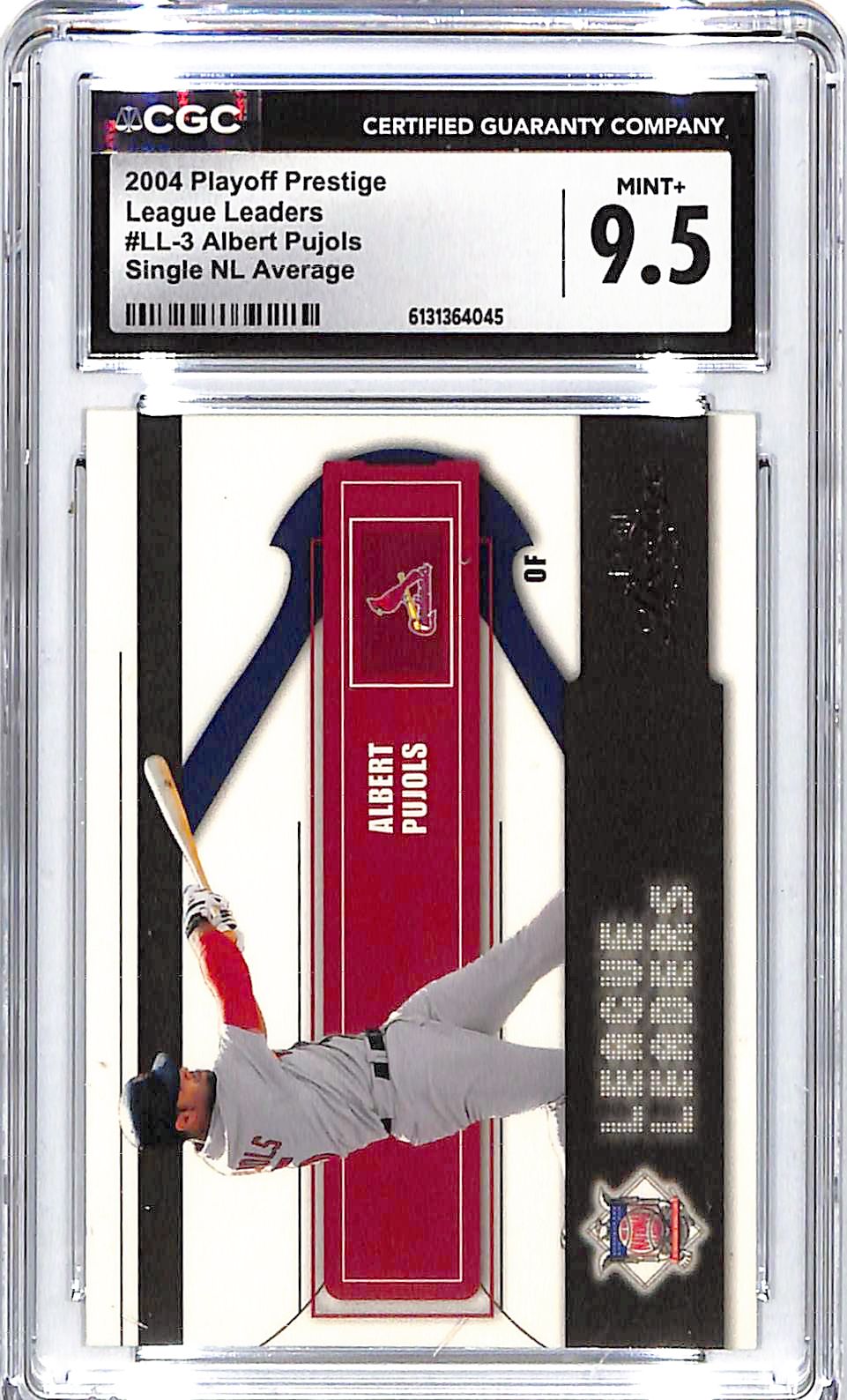 2004 Albert Pujols Playoff Prestige League Leaders #LL-3 CGC Mint Plus 9.5