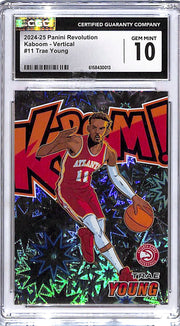 2024-25 Revolution Trae Young Kaboom Vertical #11 CGC 10 Hawks
