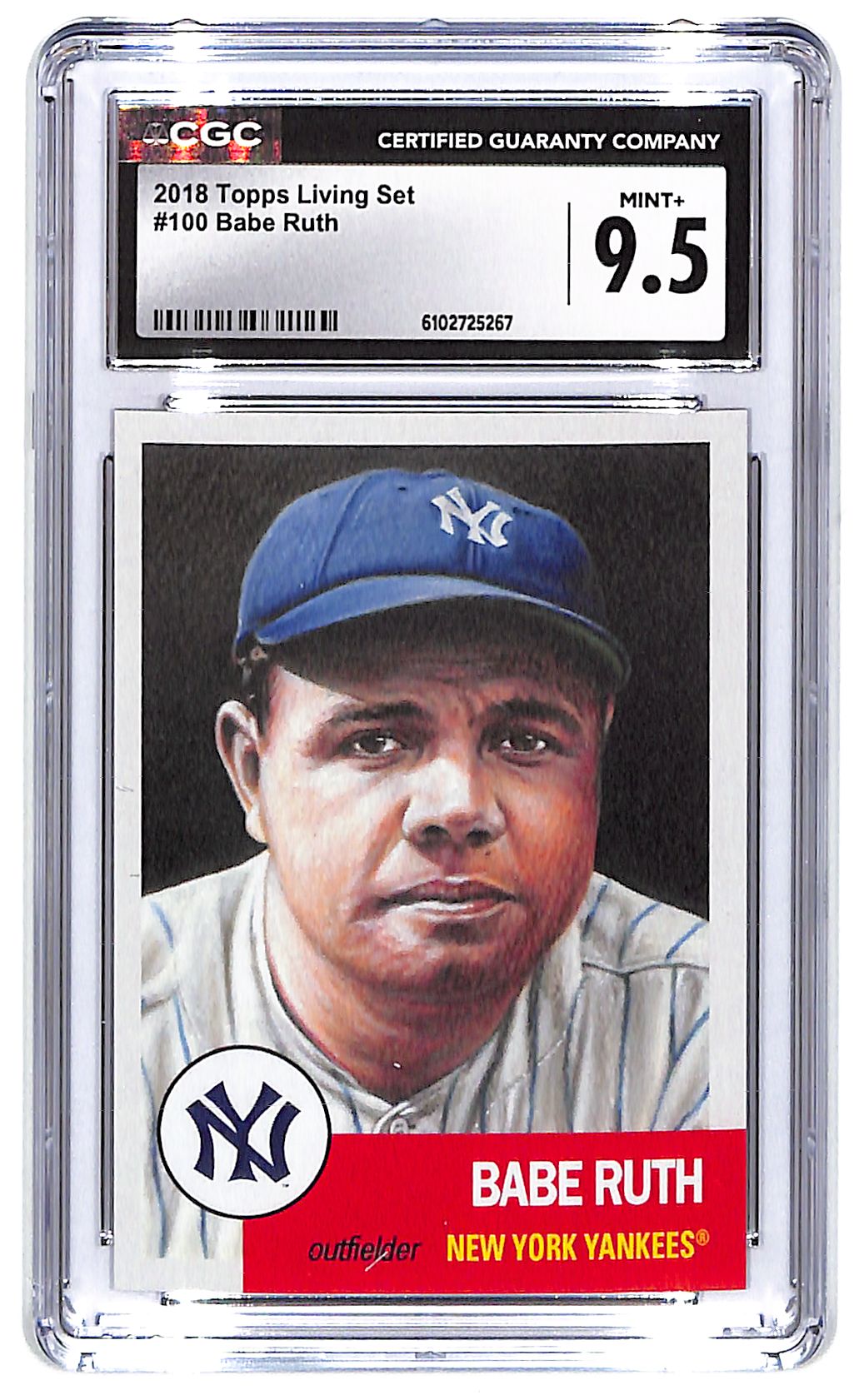 2018 Babe Ruth Topps Living Set - #100 CGC Mint Plus 9.5