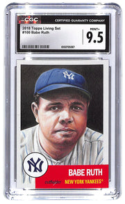 2018 Babe Ruth Topps Living Set - #100 CGC Mint Plus 9.5