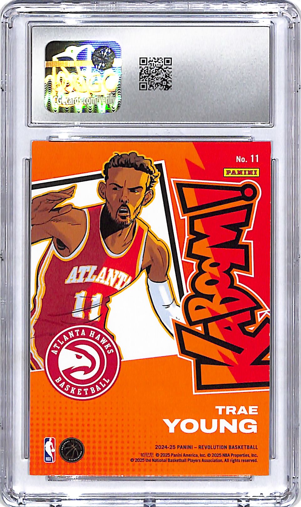2024-25 Revolution Trae Young Kaboom Vertical #11 CGC 10 Hawks