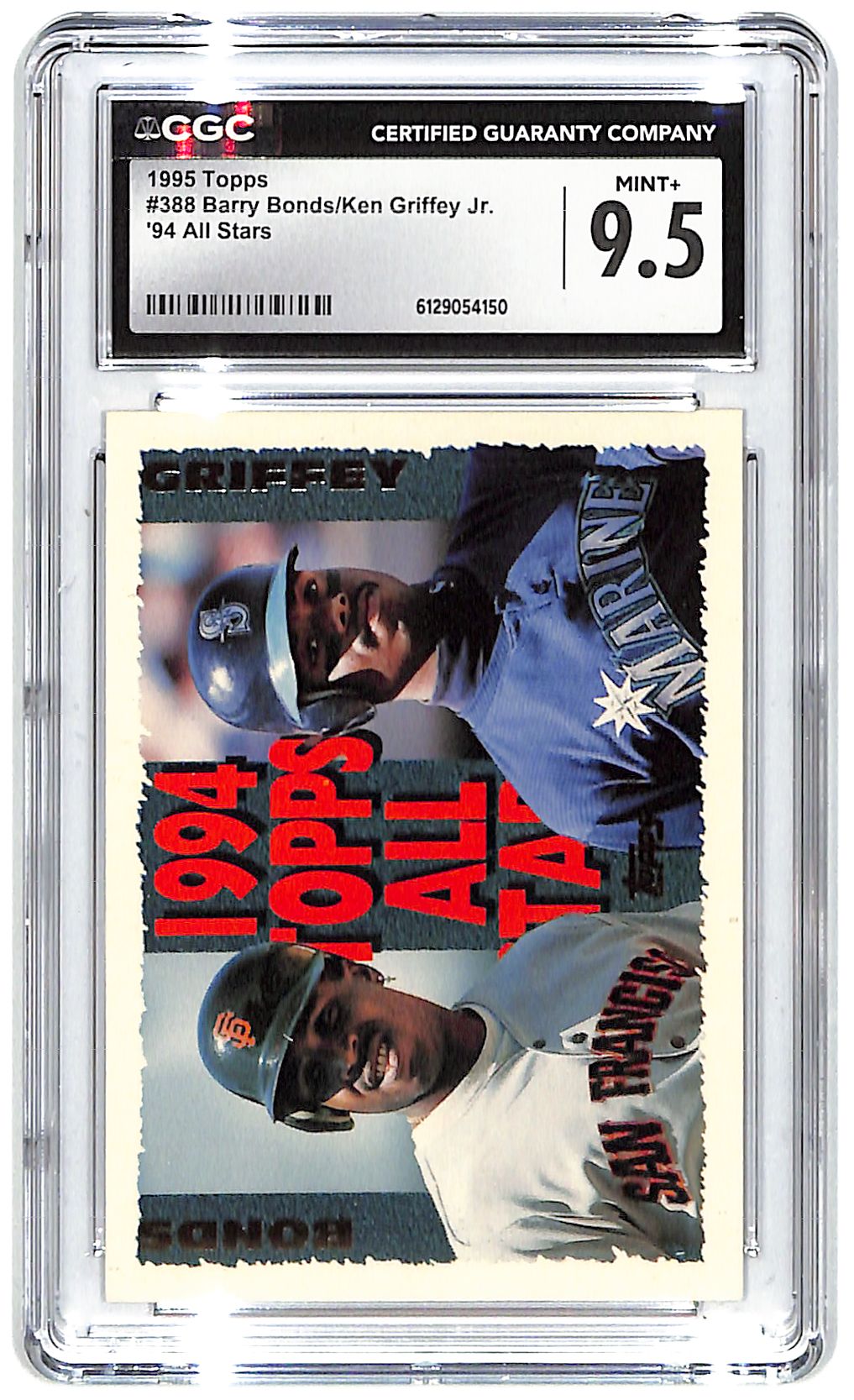 1995 Bonds/Griffey Jr. Topps '94 All Star #388 CGC Mint Plus 9.5