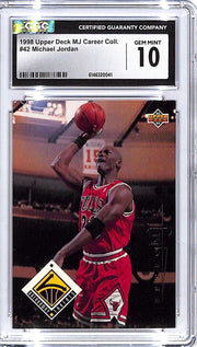1998 Upper Deck MJ Career Collection Michael Jordan #42 CGC 10 Bulls