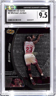 1998-99 UD ionic Michael Jordan #2 CGC 9.5 Bulls
