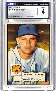 1952 Frank House Topps #146 CGC Very Good 4