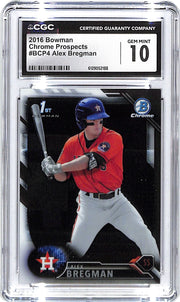 2016 Alex Bregman Bowman Chrome Prospects #BCP4 CGC Gem Mint 10