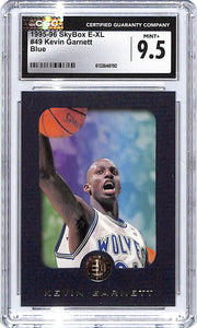 1995-96 Skybox E-XL Kevin Garnett Blue Rookie RC #49 CGC 9.5 Timberwolves
