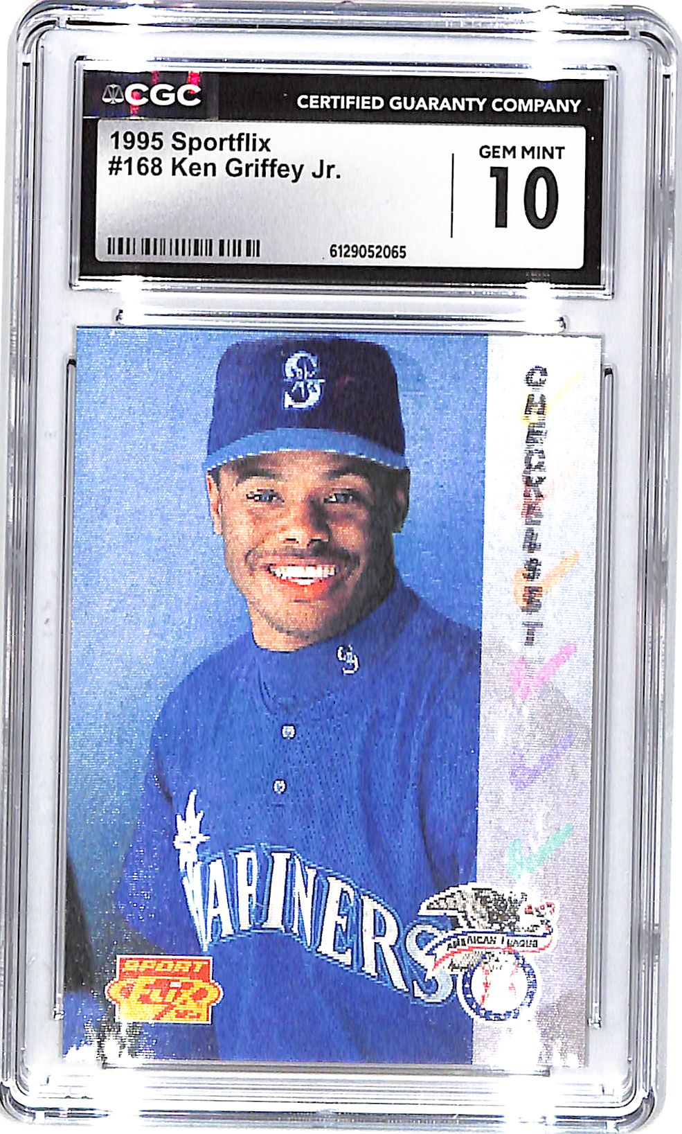 1995 Ken Griffey Jr. Sportflix #168 CGC Gem Mint 10