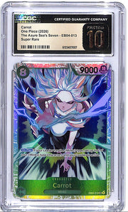 One Piece The Azura Sea's Seven EB04 Carrot 013 Super Rare CGC 10 Pristine