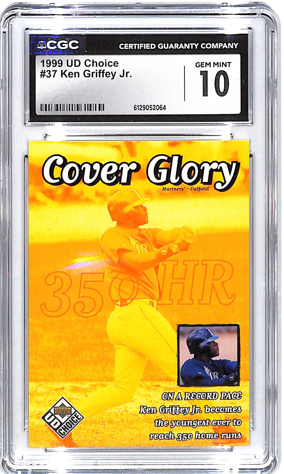 1990 Ken Griffey Jr. UD Choice #37 CGC Gem Mint 10