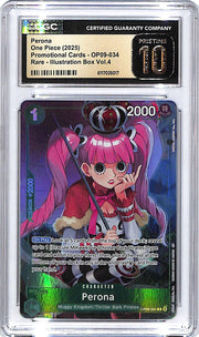 One Piece Promotional Cards OP09 Illustration Box vol 4 Perona 034 Rare CGC 10 Pristine