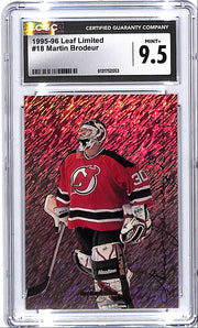 1995-96 Leaf Limited Martin Brodeur #18 CGC 9.5 Devils