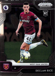 2019-20 Prizm Premier League Declan Rice Rookie RC #7 West Ham United