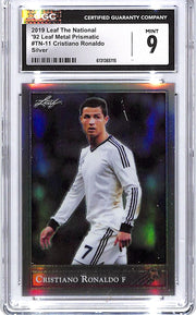 2019 Leaf The National Cristiano Ronaldo Silver CGC 9