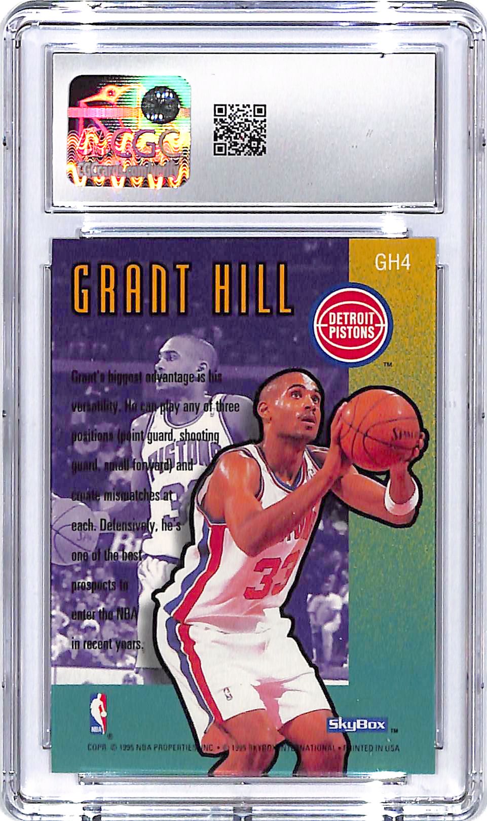 1994-95 Skybox Premium Grant Hill Inserts CGC 9.5 Pistons
