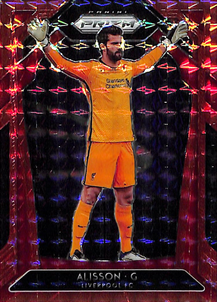 2020-21 Prizm Premier League Alisson Red Mosaic /159 Liverpool