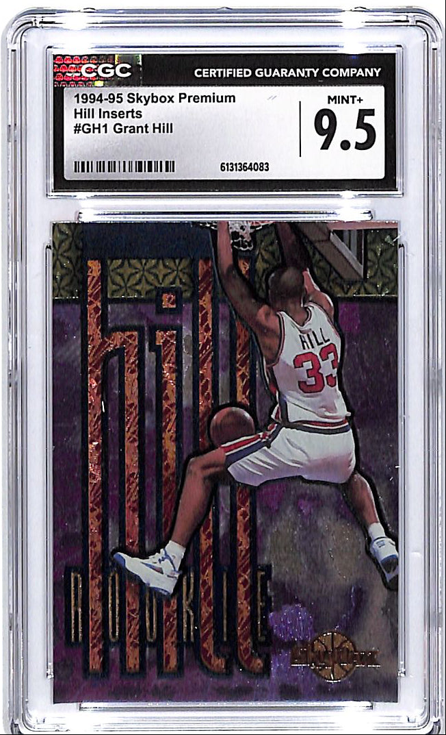 1994-95 Skybox Premium Grant Hill Inserts CGC 9.5 Pistons