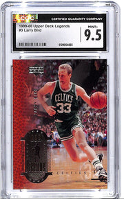 1999-00 Upper Deck Century Legends Larry Bird #3 CGC 9.5 Celtics