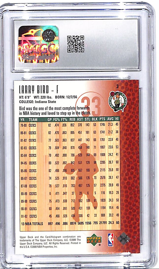 1999-00 Upper Deck Century Legends Larry Bird #3 CGC 9.5 Celtics