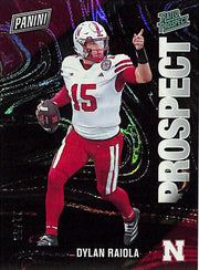 2025 Panini Black Friday Dylan Raiola Prospect /99 Foil Nebraska