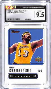 1999-00 Upper Deck Retro Wilt Chamberlain #55 CGC 9.5 Lakers